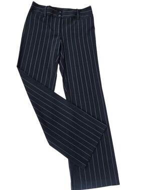 Black Pinstripe Dress Pants